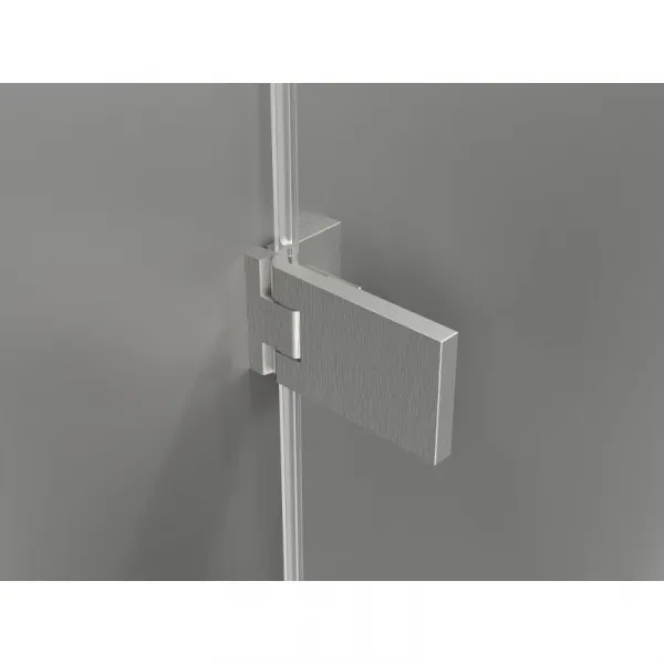 MEXEN/S - Lunar-F L sprchový kút skladacie dvere pravá 95 x 70, transparent, nikel kartáčovaný 836L-095-070-97-00-P