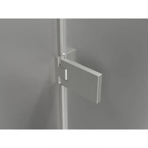 MEXEN/S - Lunar-F L sprchový kút skladacie dvere pravá 95 x 70, transparent, nikel kartáčovaný 836L-095-070-97-00-P