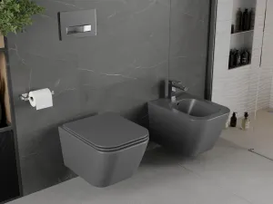 MEXEN - Madox závesný bidet, svetlo šedý mat 35155161
