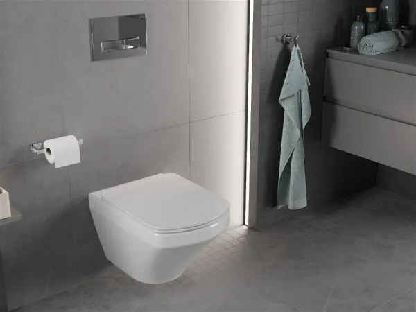 MEXEN - Vito závesná WC misa Rimless vrátane sedátka s slow-slim, Duroplast, biela 30174000