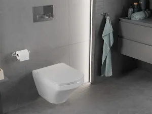 MEXEN - Vito závesná WC misa Rimless vrátane sedátka s slow-slim, Duroplast, biela 30174000