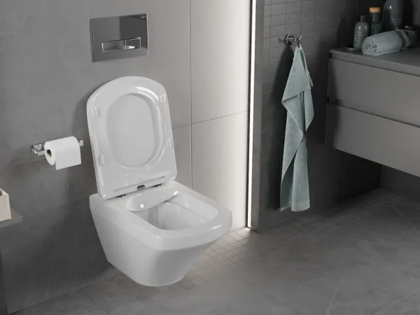 MEXEN - Vito závesná WC misa Rimless vrátane sedátka s slow-slim, Duroplast, biela 30174000