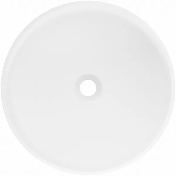 MEXEN - Onyx-01 Voľne stojace umývadlo z liateho mramoru 45 x 45, biela mat 26524500