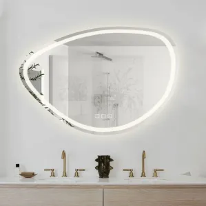 REA - Zrkadlo LED 70x100cm FOG HOM-05516