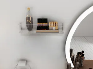 Kalune Design Nástenná polica BANYO chróm