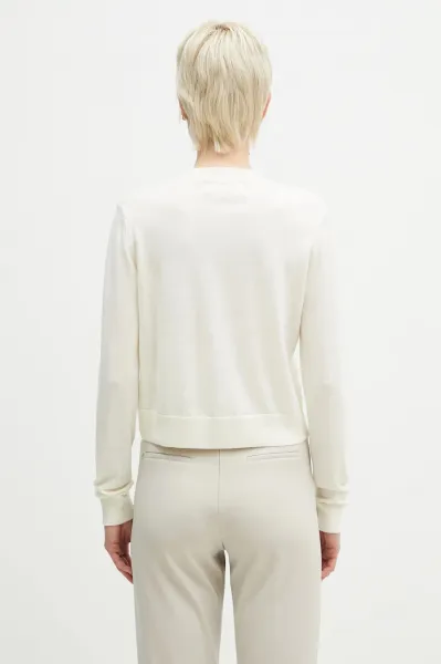 Vlnený kardigán Fiorucci Angel Patch