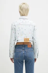 Bavlnená rifľová bunda Fiorucci Confetti Dot Cropped Denim