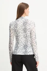Tričko Karl Lagerfeld Mesh Longsleeve Aop Karl Snow Leopard
