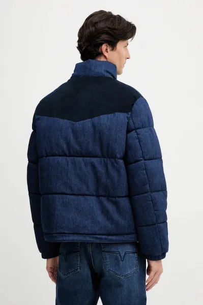 Rifľová bunda Pepe Jeans modrá farba, zimná, PM4027165