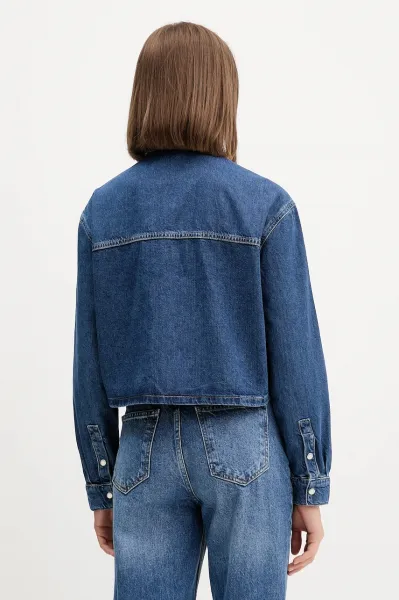 Košeľa Karl Lagerfeld Jeans Klj Denim Studded Shirt Dark Blue