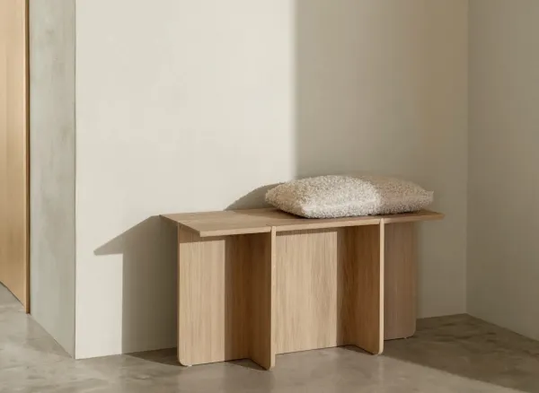 Lavička, kolekcia ENGAWA | V 46 cm, Š 90 cm, H 35 cm - Dub - Blomus