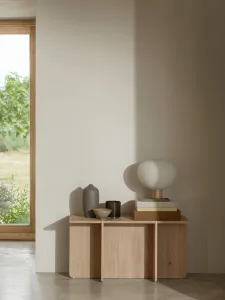 Lavička, kolekcia ENGAWA | V 46 cm, Š 90 cm, H 35 cm - Dub - Blomus