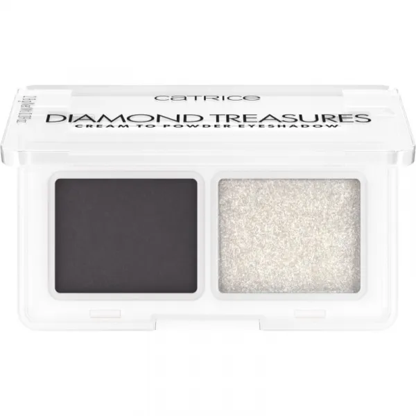 Catrice Diamond Treasures duo očné tiene odtieň 030 Smokey Diamond 2.8 g