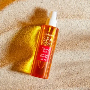 Dr Irena Eris SPA Resort Vibrant Rio ošetrujúci a opaľovací olej s hydratačným účinkom SPF 50 200 ml