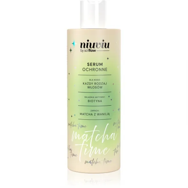 so!flow Matcha Time Protective Hair Serum posilujúce sérum pre slabé, namáhané vlasy 150 ml