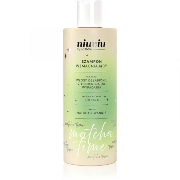 so!flow Matcha Time Strengthening Shampoo posilňujúci šampón na slabé vlasy 300 ml