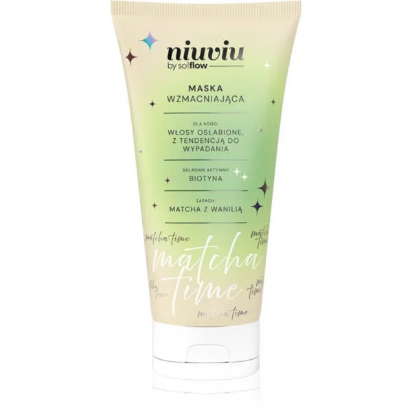 so!flow Matcha Time Strengthening Hair Mask intenzívne vyyživujúca maska pre poškodené a krehké vlasy 200 ml