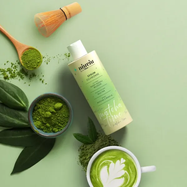 so!flow Matcha Time Protective Hair Serum posilujúce sérum pre slabé, namáhané vlasy 150 ml