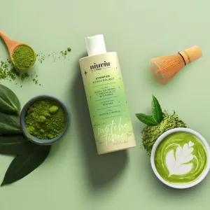 so!flow Matcha Time Strengthening Shampoo posilňujúci šampón na slabé vlasy 300 ml