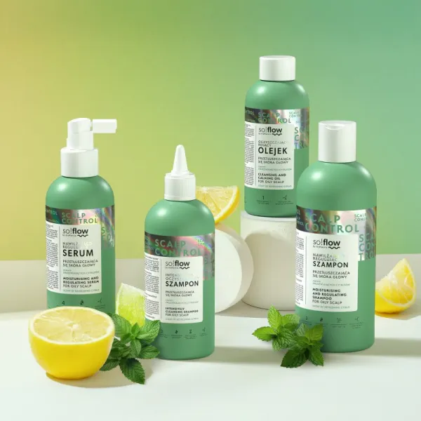 so!flow Oily Scalp Cleansing and Calming Oil čistiaci olej pre mastnú pokožku hlavy 150 ml