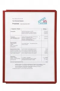 Durable Katalógový panel SHERPA A4 červený