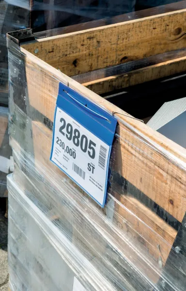 Durable Závesné vrecko s drôteným vešiakom na šírku A5 50 ks modré