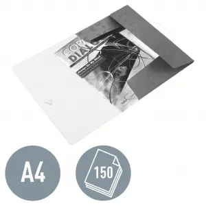 Plastový obal s gumičkou Leitz WOW červený