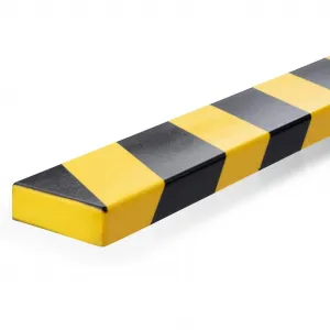 Durable Ochrana povrchu profil S20, žlto-čierna, samolepiaca