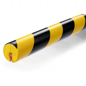 Durable Ochrana hrany profil E8R, žlto-čierna, samolepiaca