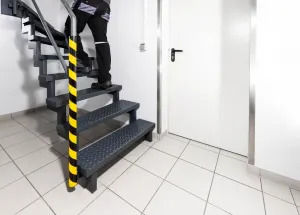 Durable Ochrana trubky profil P30, žlto-čierna, samolepiaca