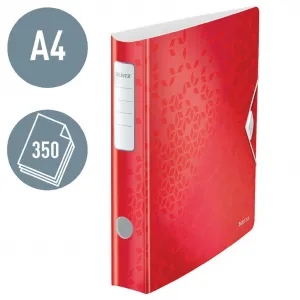 Zakladač pákový Leitz 180° Active WOW 6,5 cm červený