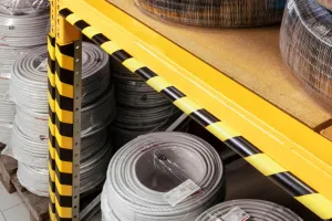 Durable Ochrana rohov profil C25R, žlto-čierna, samolepiaca