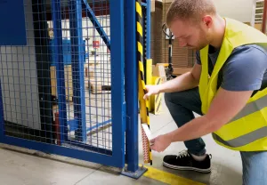 Durable Ochrana rohov profilC35, žlto-čierna, samolepiaca