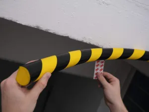 Durable Ochrana povrchu profil S32R, žlto-čierna, samolepiaca