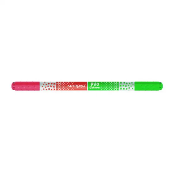 Školské fixky KEYROAD DUO, 12 ks/24 farieb