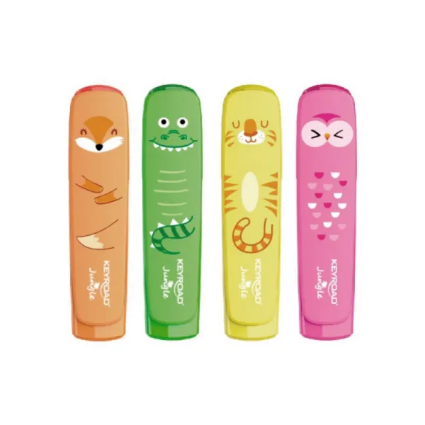 Sada zvýrazňovačov KEYROAD Fluo Jungle, sada 4 ks farieb