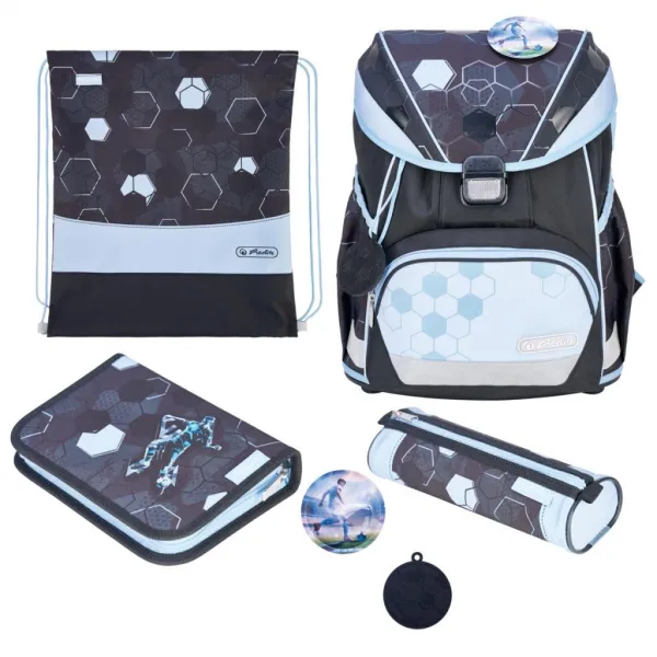 Školská taška Herlitz UltraLight+XL Futbal, sada