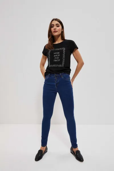 Marisse Push Up Jeans L-Je-3719 D.Blue