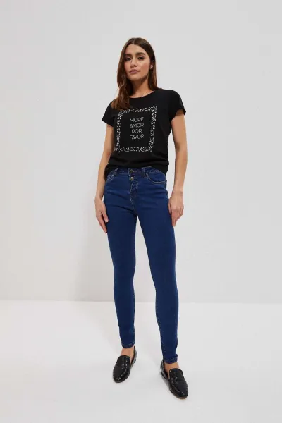 Marisse Push Up Jeans L-Je-3719 D.Blue