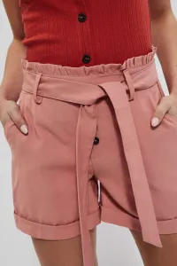 Marisse Plain Shorts With Ties L-Sh-3723 Terra Cotta