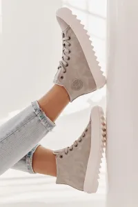 Dámske tenisky BIG STAR SHOES High Warm Grey
