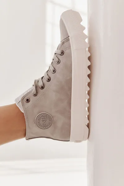 Dámske tenisky BIG STAR SHOES High Warm Grey