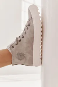 Dámske tenisky BIG STAR SHOES High Warm Grey