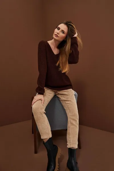 Marisse Sweater Z-Sw-3944 D.Brown