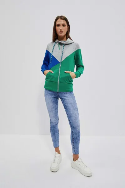 Marisse Women's Sweatshirt L-Bl-4003 Green