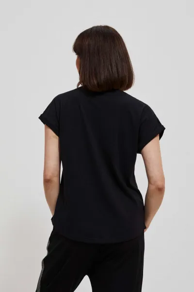 Marisse Women's T-Shirt Z-Ts-3912 Black