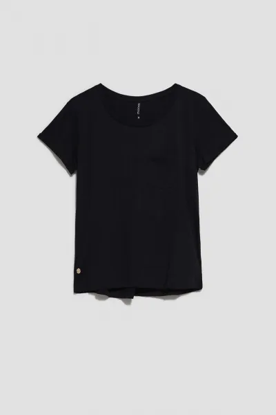 Marisse Women's T-Shirt L-Ts-4050 Black