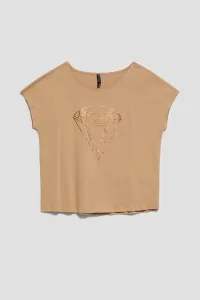 Marisse Women's T-Shirt L-Ts-4042 D.Beige