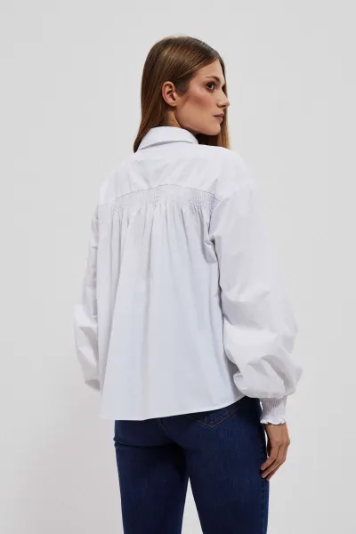 Marisse Women's Shirt L-Ko-4056 White