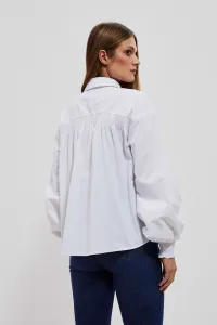 Marisse Women's Shirt L-Ko-4056 White